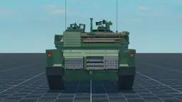 M1A2 SEP V3, back, in Multicrew Tank Combat