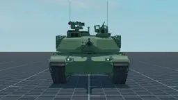 M1A2 SEP V3, front, in Multicrew Tank Combat