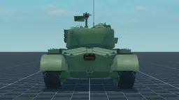 M26 Pershing, back, in Multicrew Tank Combat