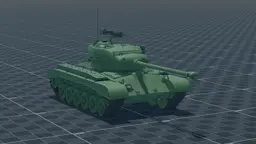 M26 Pershing, perspective, in Multicrew Tank Combat
