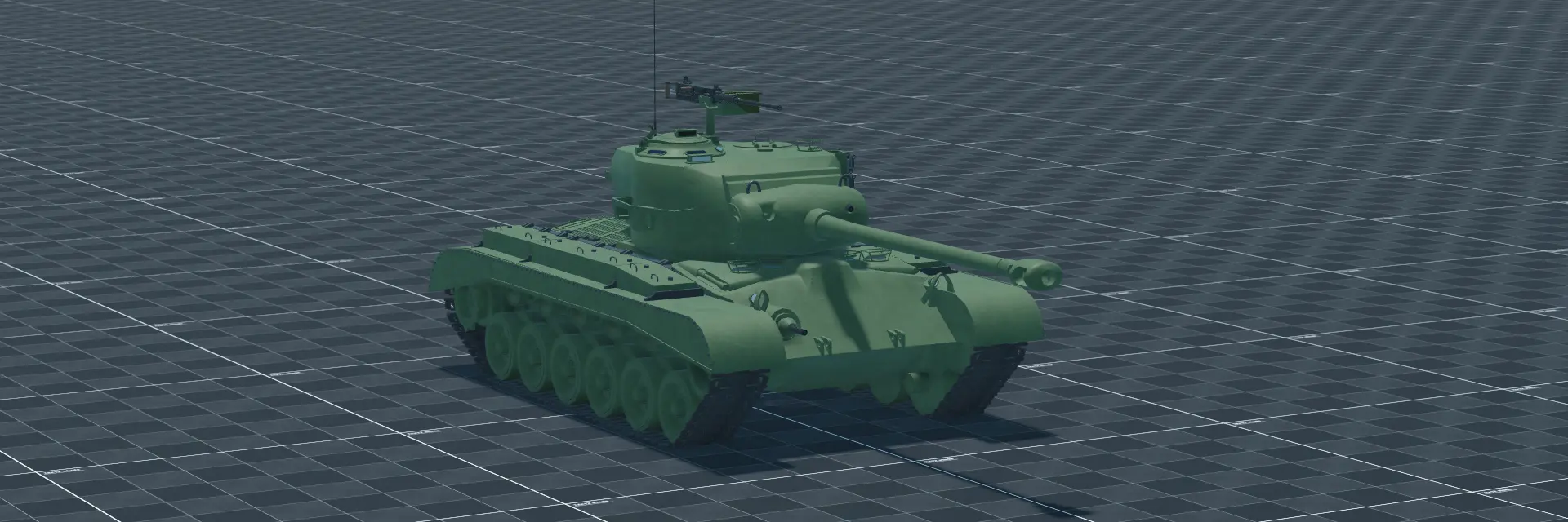 M26 Pershing, perspective banner, in Multicrew Tank Combat
