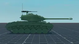 M26 Pershing, right, in Multicrew Tank Combat