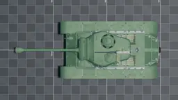 M26 Pershing, top, in Multicrew Tank Combat