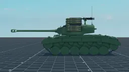 M26 T99, left, in Multicrew Tank Combat