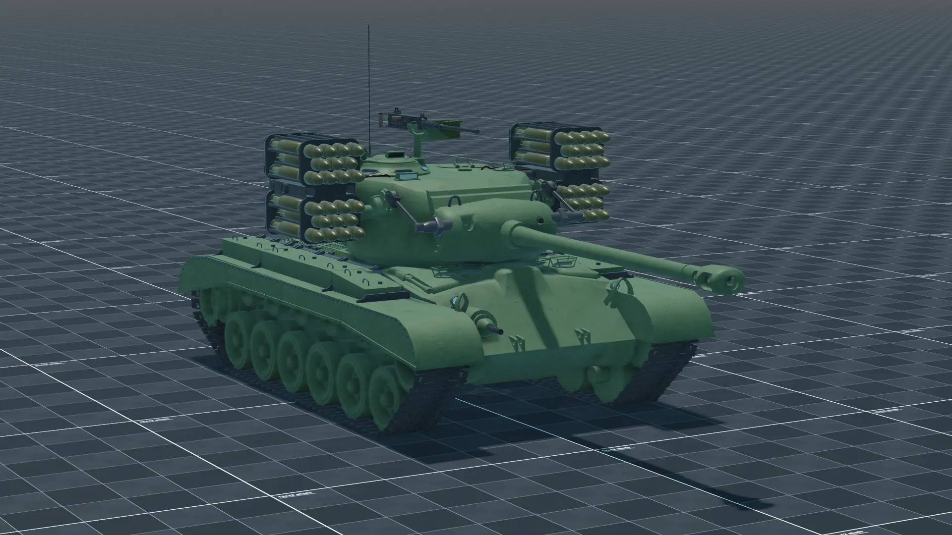 M26 T99, perspective, in Multicrew Tank Combat