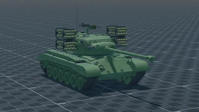 M26 T99, perspective, in Multicrew Tank Combat