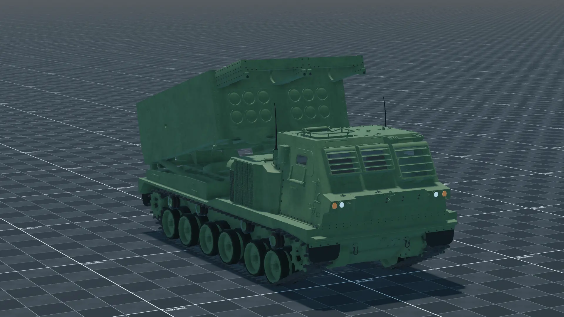 M270 MLRS, perspective, in Multicrew Tank Combat