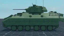 M2A1 Bradley, left, in Multicrew Tank Combat