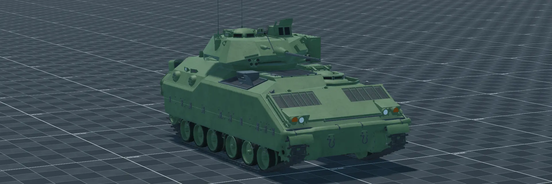 M2A1 Bradley, perspective banner, in Multicrew Tank Combat
