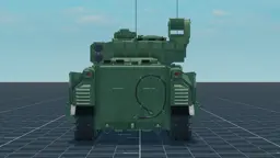 M2A3, back, in Multicrew Tank Combat