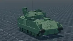 M2A3, perspective, in Multicrew Tank Combat