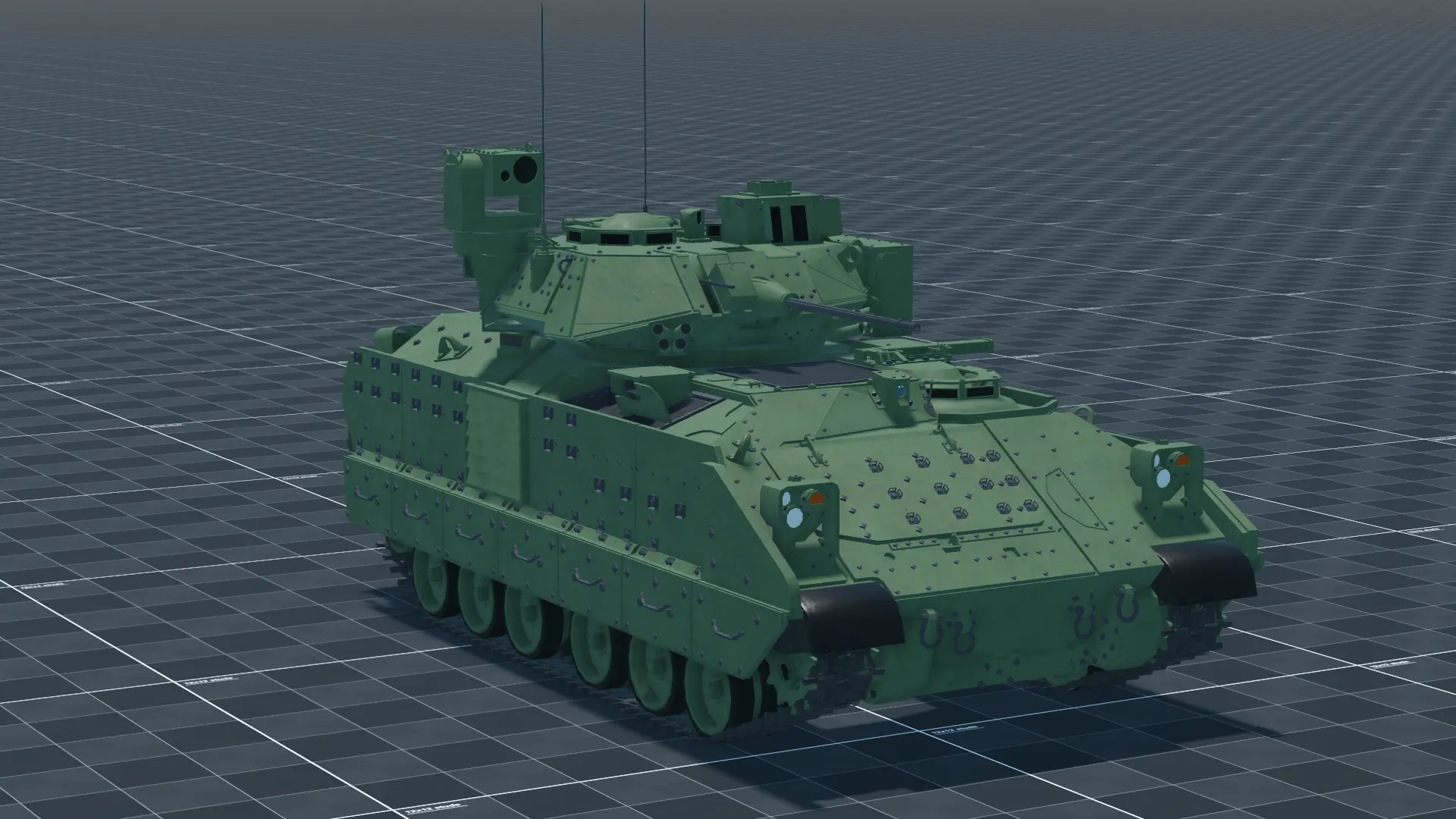 M2A3, perspective, in Multicrew Tank Combat