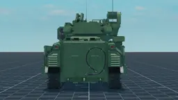 M2A4E1, back, in Multicrew Tank Combat