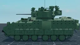 M2A4E1, left, in Multicrew Tank Combat