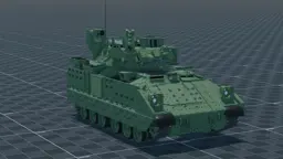 M2A4E1, perspective, in Multicrew Tank Combat