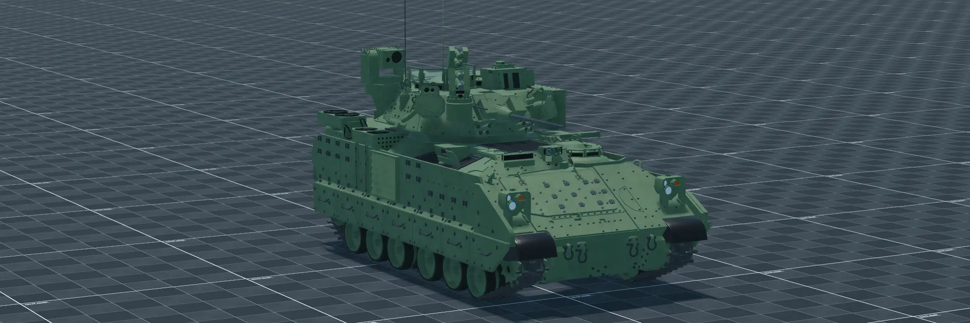 M2A4E1, perspective banner, in Multicrew Tank Combat