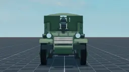 M3 GMC, front, in Multicrew Tank Combat