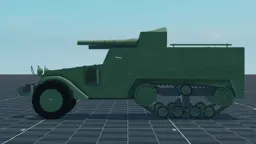 M3 GMC, left, in Multicrew Tank Combat