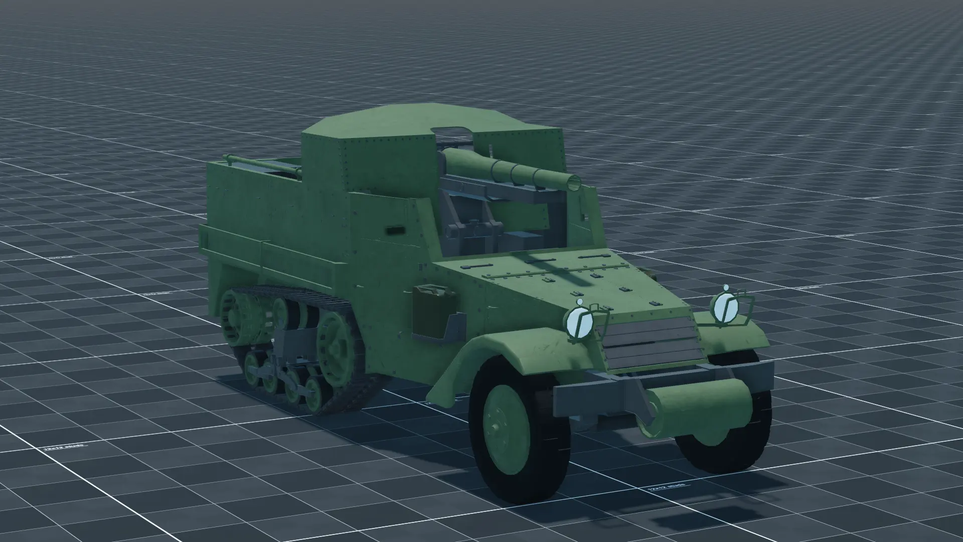 M3 GMC, perspective, in Multicrew Tank Combat