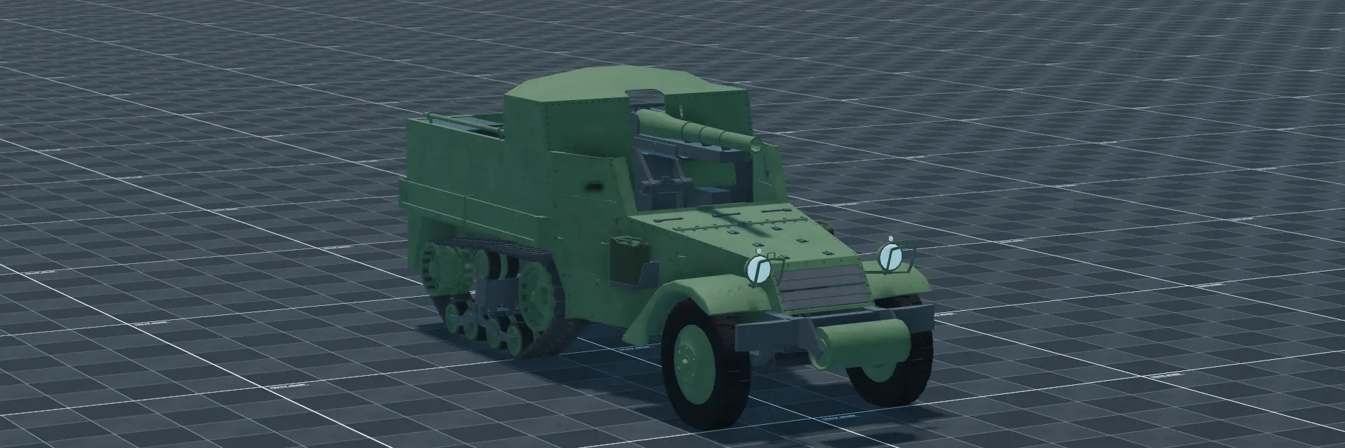 M3 GMC, perspective banner, in Multicrew Tank Combat