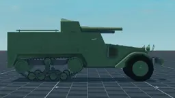 M3 GMC, right, in Multicrew Tank Combat