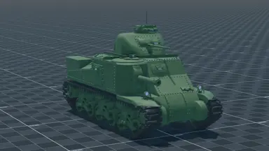 M3 Lee, perspective, in Multicrew Tank Combat