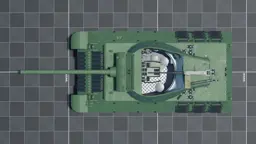 M36 Jackson, top, in Multicrew Tank Combat