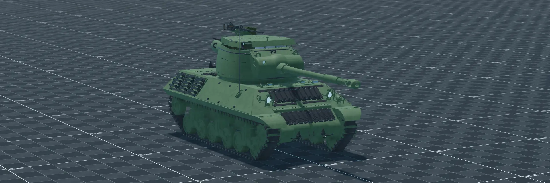 M36B2 Jackson, perspective banner, in Multicrew Tank Combat