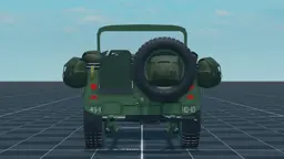 M38, back, in Multicrew Tank Combat