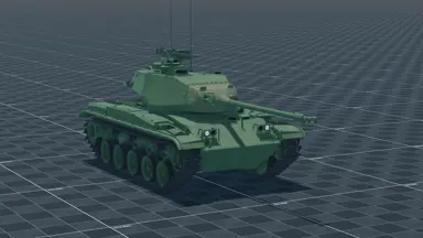 M41A1, perspective, in Multicrew Tank Combat