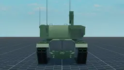 M48 "Pereh", back, in Multicrew Tank Combat