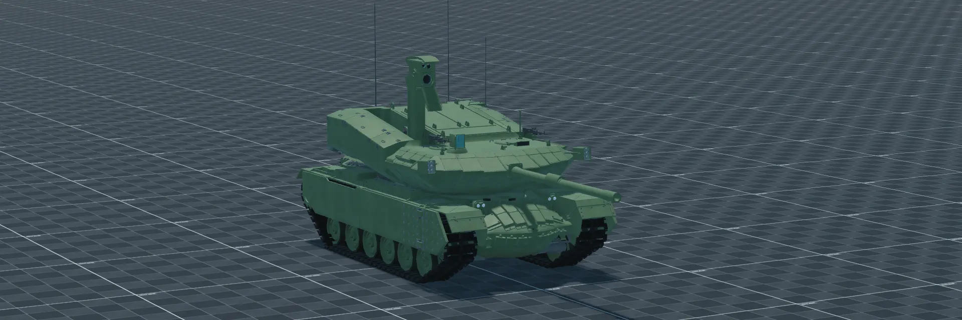 M48 "Pereh", perspective banner, in Multicrew Tank Combat