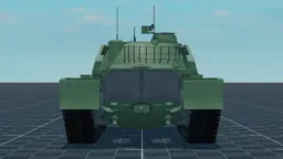 M48 Super, back, in Multicrew Tank Combat