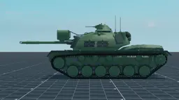 M48A3 Patton, left, in Multicrew Tank Combat