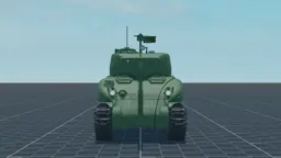 M4A1 (76) Sherman, front, in Multicrew Tank Combat