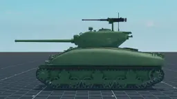 M4A1 (76) Sherman, left, in Multicrew Tank Combat