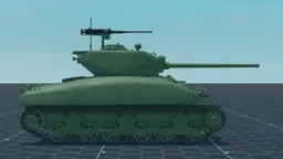 M4A1 (76) Sherman, right, in Multicrew Tank Combat