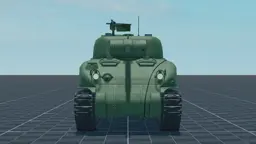 M4A1 Sherman, front, in Multicrew Tank Combat