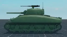 M4A1 Sherman, left, in Multicrew Tank Combat