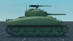 M4A1 Sherman, right, in Multicrew Tank Combat