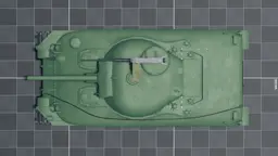M4A1 Sherman, top, in Multicrew Tank Combat