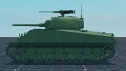 M4A2 Sherman, left, in Multicrew Tank Combat