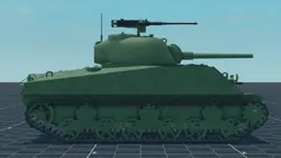 M4A2 Sherman, right, in Multicrew Tank Combat