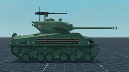 M4A2E8 Sherman, right, in Multicrew Tank Combat