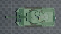 M4A2E8 Sherman, top, in Multicrew Tank Combat