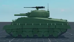 M4A3 (105) Zippo, left, in Multicrew Tank Combat