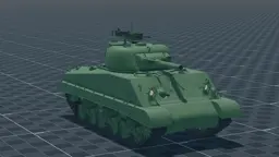 M4A3 (105) Zippo, perspective, in Multicrew Tank Combat