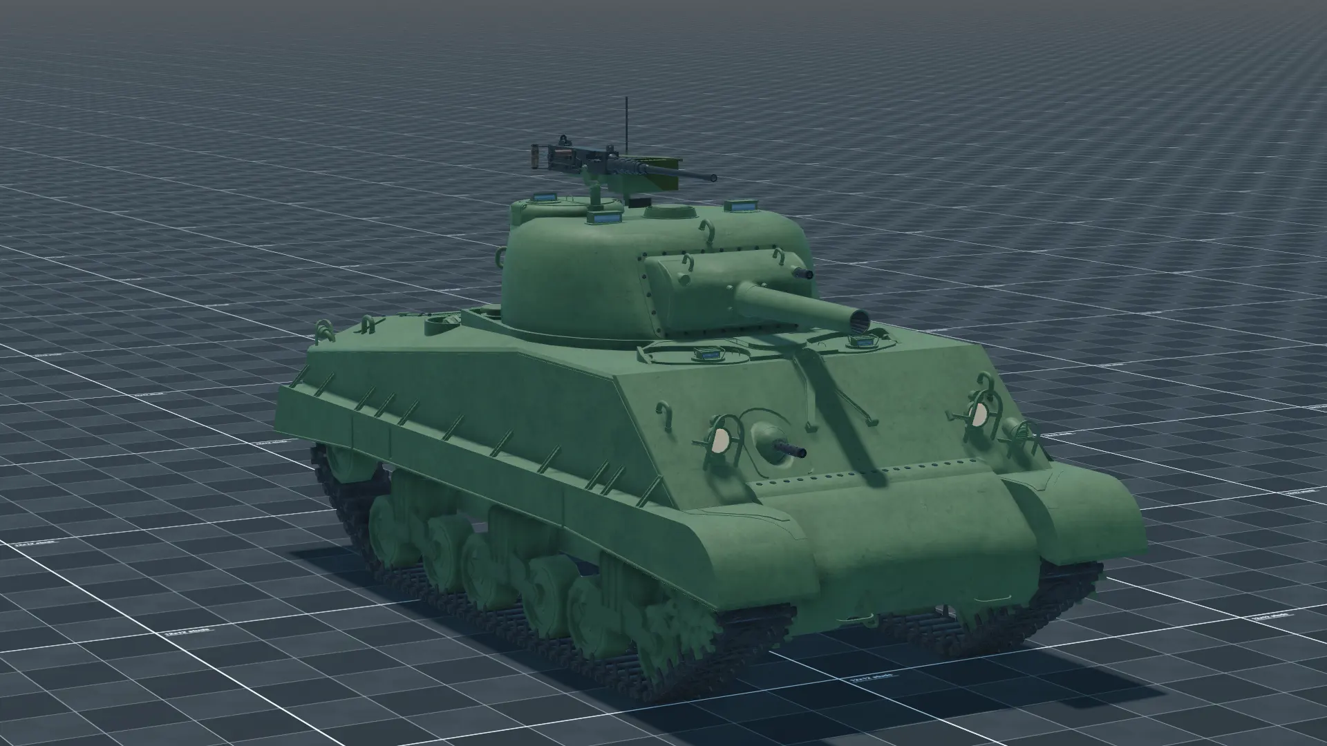 M4A3 (105), perspective, in Multicrew Tank Combat