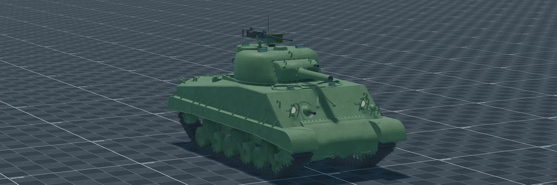 M4A3 (105), perspective banner, in Multicrew Tank Combat