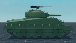 M4A3 (105), right, in Multicrew Tank Combat